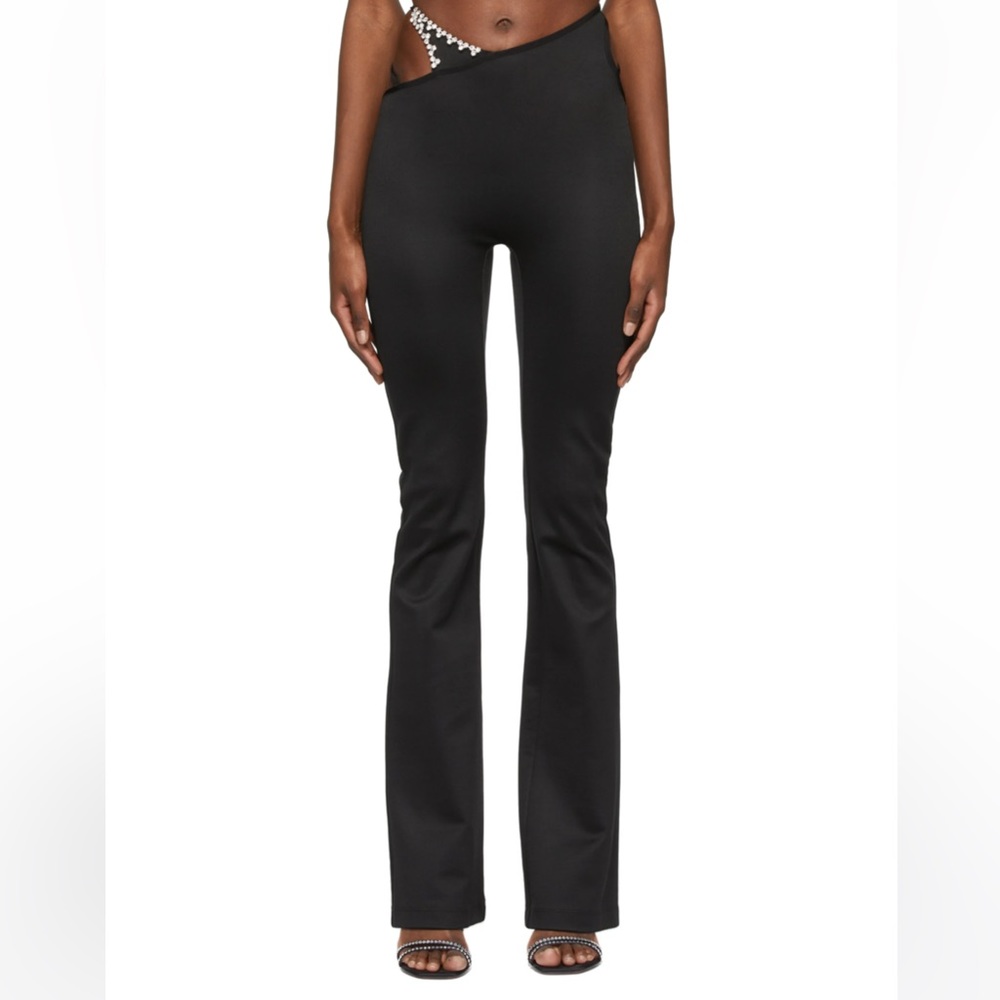 AREA style rhinestone pants